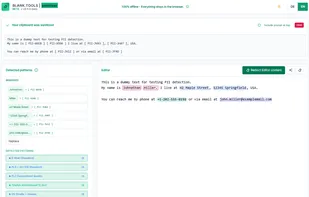 Blank.tools Sanitizer screenshot 1
