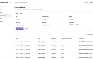 Compliant Consent Logging
