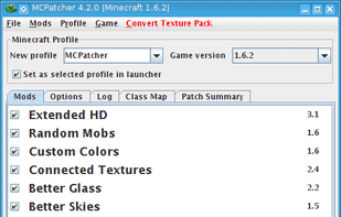 MCPatcher screenshot 1