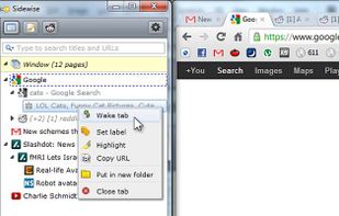 Sidewise Tree Style Tabs screenshot 3
