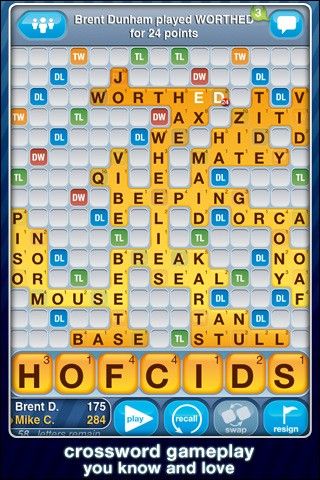 Words With Friends - a free online classic word game