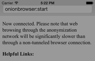 Onion Browser screenshot 1