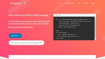 Web scraping with Page2API Premium Proxy