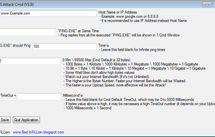 Fast DDoS Attack Cmd screenshot 1