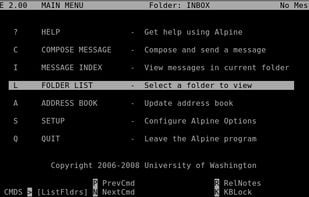 Alpine screenshot 1