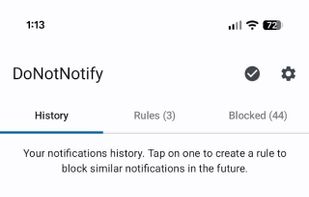 DoNotNotify screenshot 1