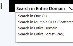 Set the Search target BEFORE or AFTER report has loaded,