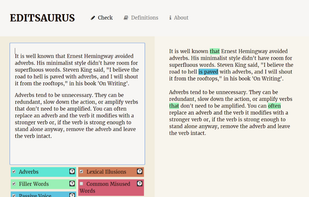 Editsaurus screenshot 1
