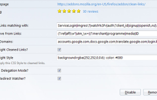 Clean Links screenshot 1