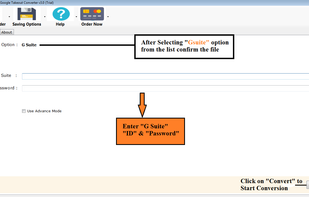 Google Takeout File Converter screenshot 1