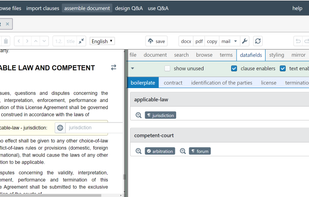 ClauseBase screenshot 2