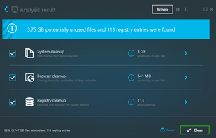Carambis Cleaner screenshot 3