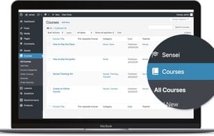 Sensei LMS screenshot 2