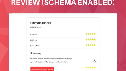 Review Block by Ultimate Blocks
