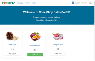Crossbill ConeShop shop catalogue