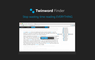 Twinword Finder screenshot 1