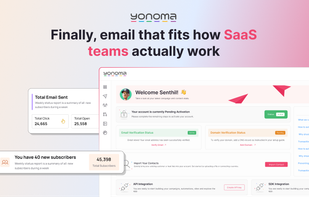 Track email opens, clicks, and bounces, manage contacts, and monitor campaign performance — all from one powerful dashboard built for SaaS teams.