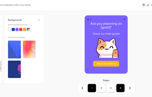 Editor of the platform