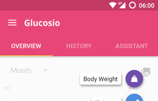 Glucosio screenshot 3