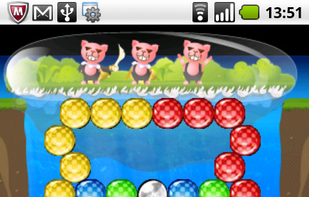 Aim and shoot bubble screenshot 1