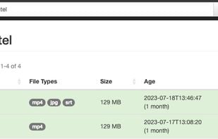 Search example