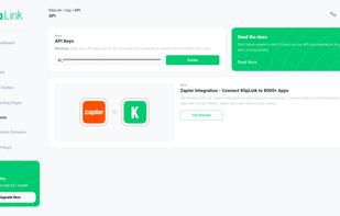 KlipLink API & Zapier Integration