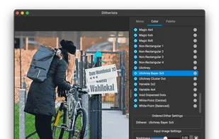 Ulichney Bayer 5x5 ordered dithering example