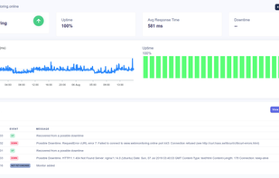 WebMonitoring Online screenshot 1