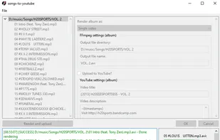 songs-to-youtube screenshot 1