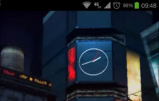 Futuristic City 3D Live Wallpaper screenshot 1