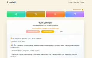 DressifyAI screenshot 2