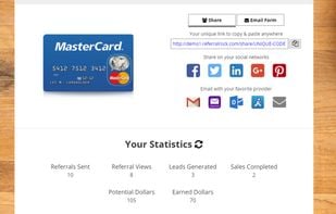 Referral Rock Software screenshot 1
