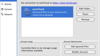 Owncloud sync software