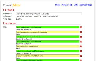 Torrent Editor screenshot 1