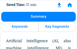 SummarizeBot screenshot 1