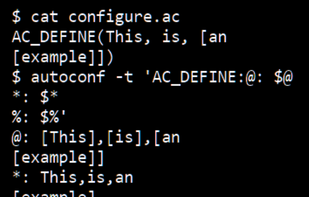 Autoconf screenshot 1
