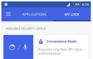 AppLock Face/Voice Recognition screenshot 1