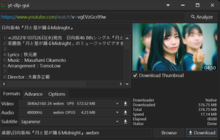 yt-dlp-gui screenshot 3