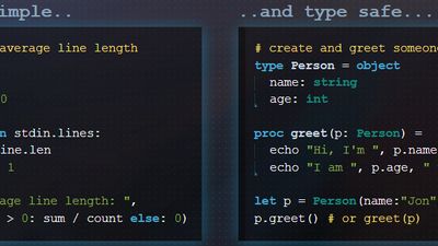 Nim (programming language) screenshot 1