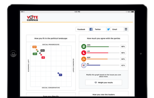 Vote compass screenshot 1
