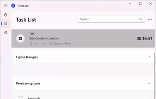 TimeLake screenshot 2
