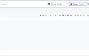A replica of the design used on GitHub.com