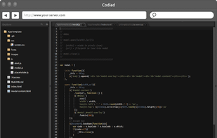 Codiad screenshot 1