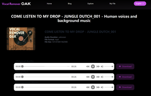 Vocal Remover OAK screenshot 1