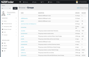 NZBFinder screenshot 1