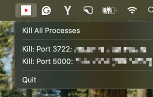 Port Kill screenshot 1