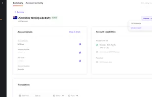 Airwallex screenshot 2