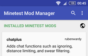 Minetest Mod Manager screenshot 1