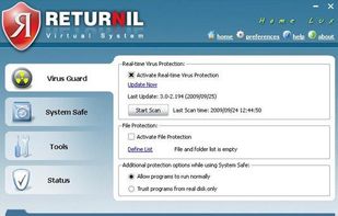 Returnil screenshot 1