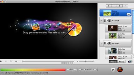 Wondershare DVD Creator screenshot 1